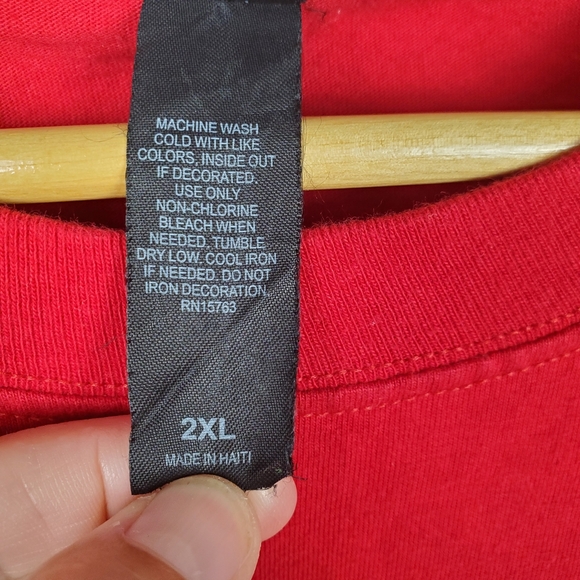 Firehouse Red Long Sleeve Tee. Oak Cliff 23. Firefighters. 2XL.  B0026 - Picture 4 of 10